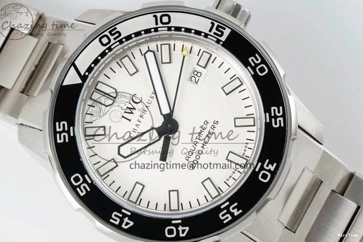 MIROTIME 0216 Youthful Aquatimer Automatic SS RSF 1:1 Best Edition White Black Dial on SS Bracelet A 7070